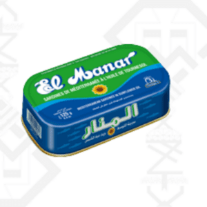 Sardine huile de tournesol manar 125 GR